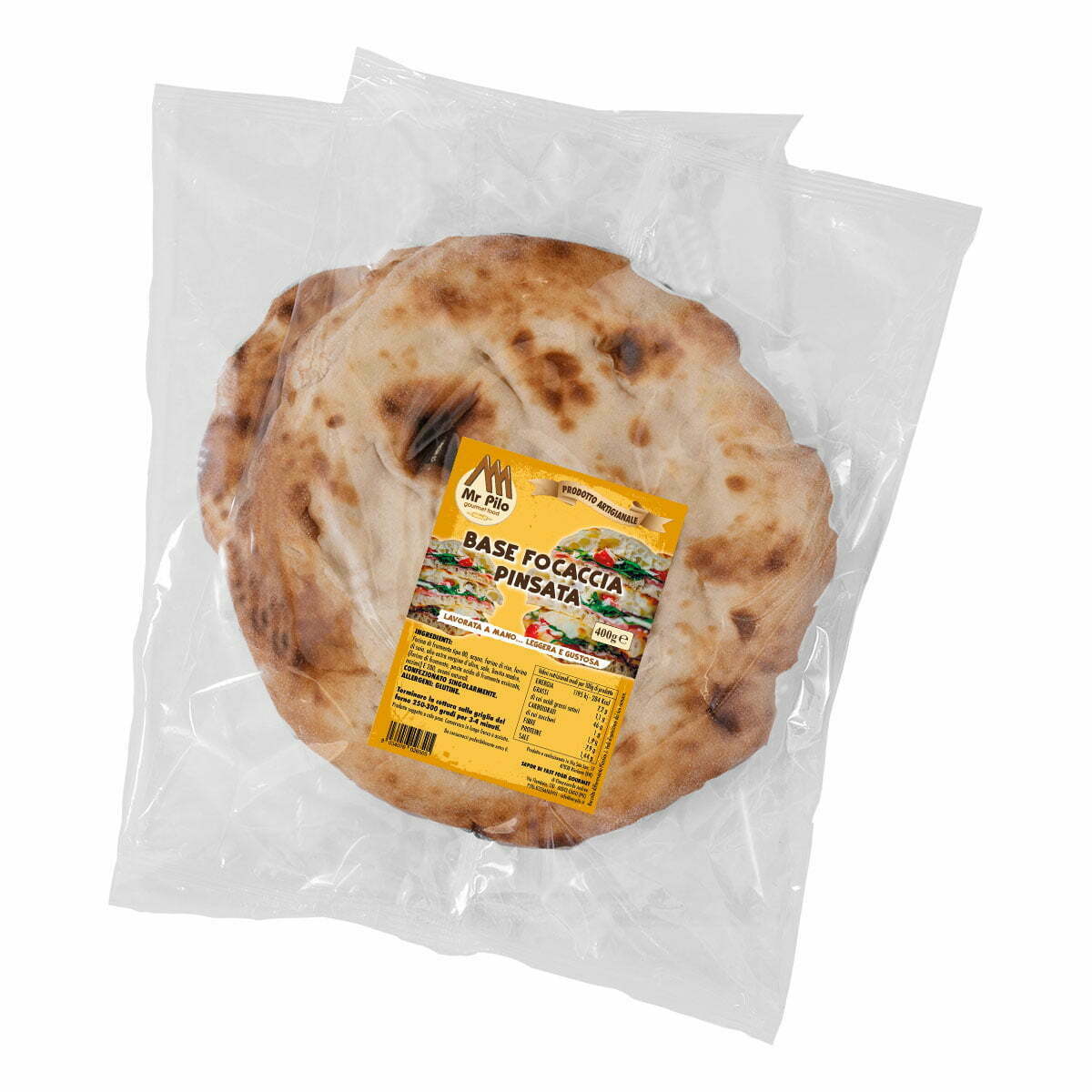 Base focaccia pinsata - ct. 7pz