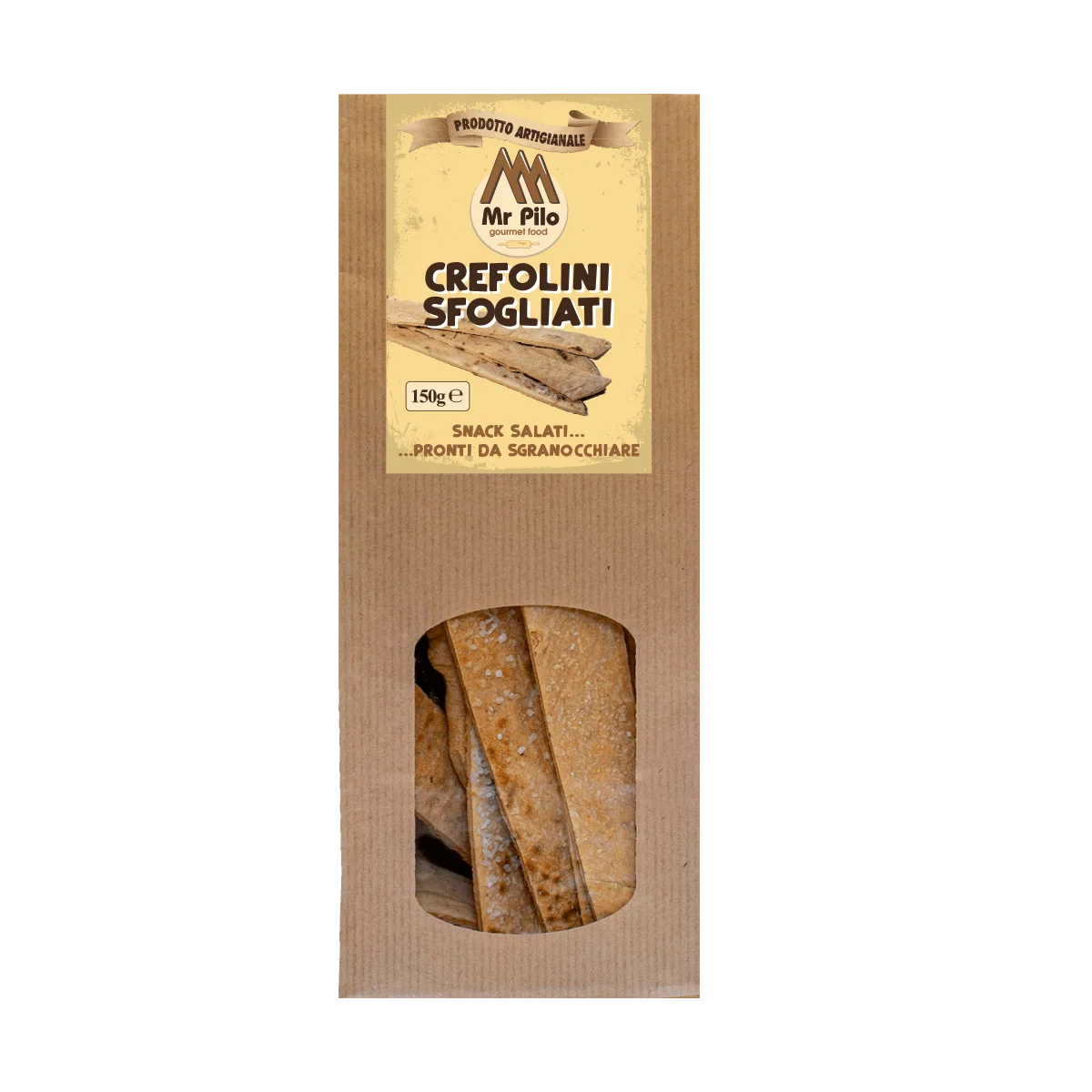 Crefolini sfogliati conf. 150 gr - ct. 20pz